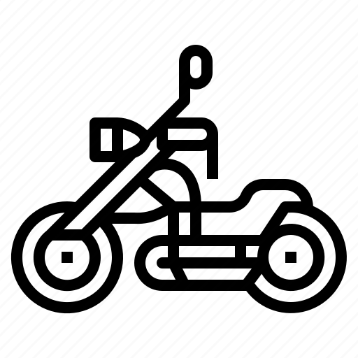 Chopper, cruiser, motobike, motorcycle, vehicle icon - Download on Iconfinder