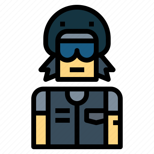 Biker, helmet, jacket, man, rider icon - Download on Iconfinder