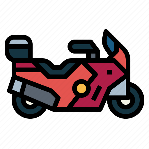 Big, bike, motobike, motorcycle, scooter, touring, vehicle icon - Download on Iconfinder