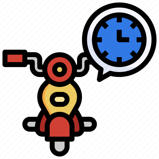 Time, motorcycle, motorbike, transportation icon - Download on Iconfinder