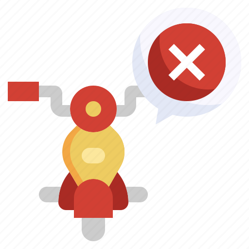 Cancel, ban, motorcycle, transportation, motorbike icon - Download on Iconfinder