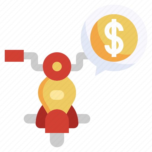 Money, payment, motorbike, motorcycle, transportation icon - Download on Iconfinder