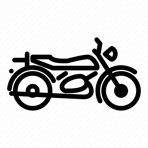 Bike, classic, motorbike, motorcycle, ride, transport, vehicle icon - Download on Iconfinder