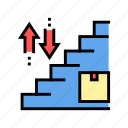 box, carrying, down, mover, steps, up