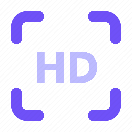 Hd, high definition, resolution, hd resolution, display icon - Download on Iconfinder