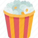 popcorn, snacks, cinema, movie, buttery