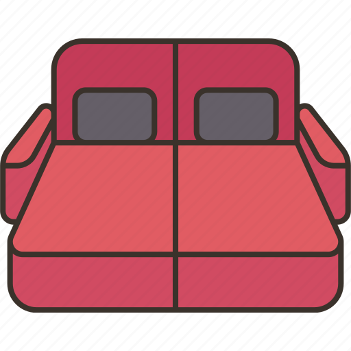 Sofa, bed, furniture, convertible, sleep icon - Download on Iconfinder