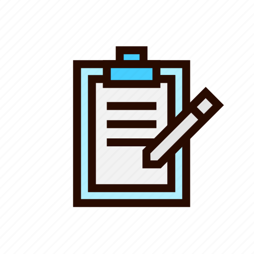 Agreement, board, document, paper, pate, pen icon - Download on Iconfinder