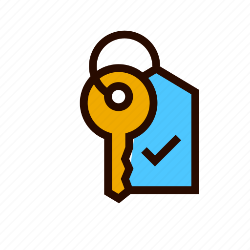 Access, check, key, label, ok, owner, tag icon - Download on Iconfinder