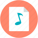 audio file, music album, music file, song, sound track