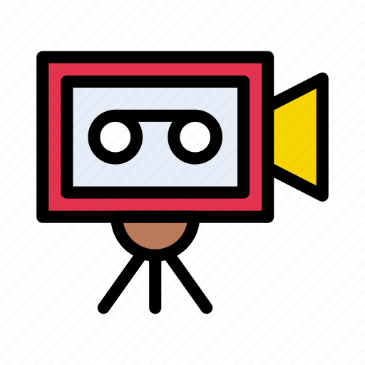 Camera, cinema, film, movie, recording icon - Download on Iconfinder