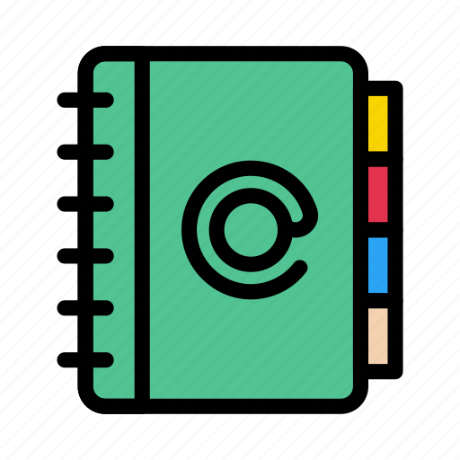 Contactbook, diary, directory, library, records icon - Download on Iconfinder