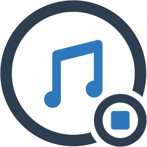Stop, music, audio, song icon - Download on Iconfinder