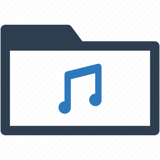 File, songs, music, folder icon - Download on Iconfinder