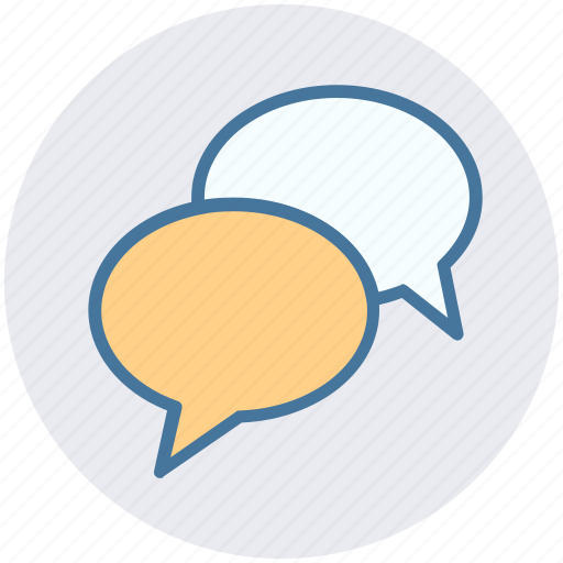 Bubbles, chat, chatting, comment, conversion, discussion, talk icon - Download on Iconfinder