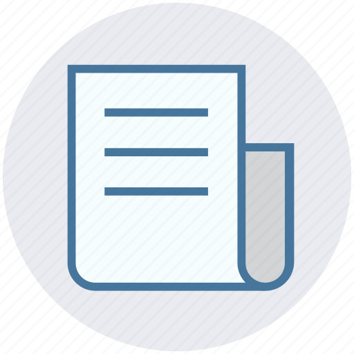Document, file, list, multimedia, page, paper, sheet icon - Download on Iconfinder