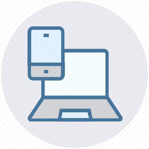 Display, laptop, laptop and mobile, laptop screen, mobile, mobile screen, multimedia icon - Download on Iconfinder