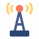 antenna, signal, tower, transmitter, radio