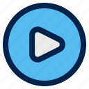 multimedia, play, button, movie, video, player, music, arrows