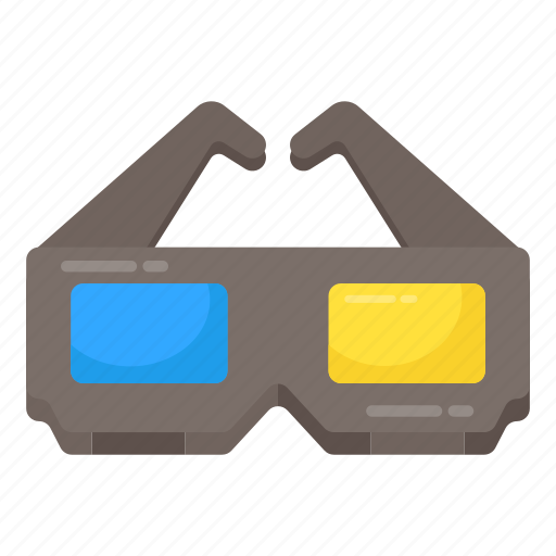 3d headset, 3d glasses, 3d goggles, cinema glasses, eyewear icon - Download on Iconfinder