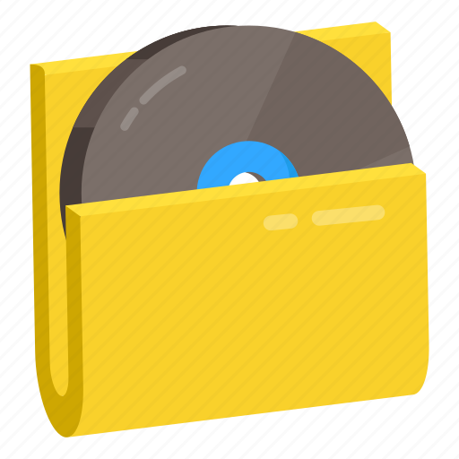 Cd folder, dvd folder, audio folder, recording folder, compact folder icon - Download on Iconfinder