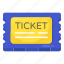 ticket, voucher, coupon, raffle, permit 