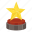 star trophy, triumph, award, reward, achievement 