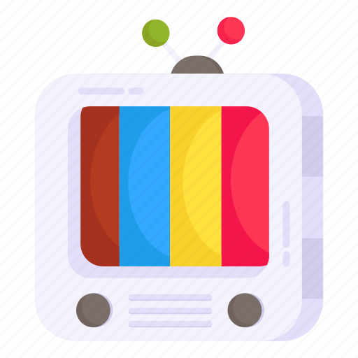 Tv, television, electronic, appliance, household accessory icon - Download on Iconfinder