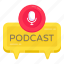 podcast, broadcast, microphone, mic, digital format 