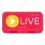 live streaming, live video, online video, play video 