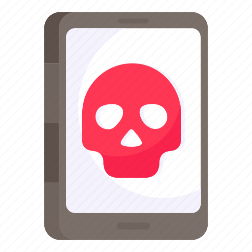 Mobile hacking, phone hacking, cybercrime, cyber attack, mobile danger icon - Download on Iconfinder