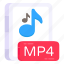 mp4 file, file format, filetype, file extension, audio file 