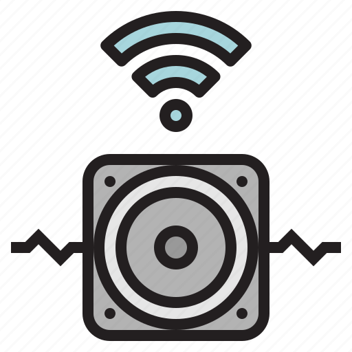 Audio, multimedia, music, sound, wireless icon - Download on Iconfinder
