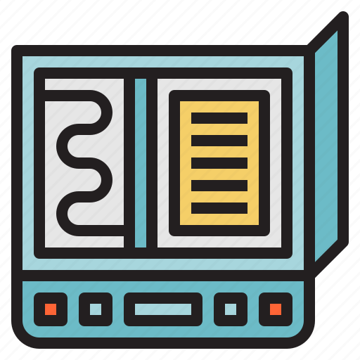 Document, electricity, multimedia, paper, scanner icon - Download on Iconfinder