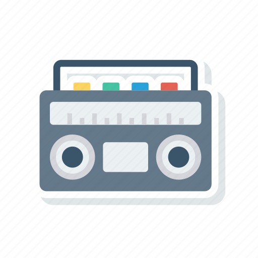 Cassette, media, music, tape icon - Download on Iconfinder
