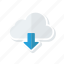 cloud, download, server, storage 