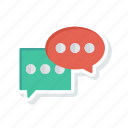 chat, conversation, discussion, messages