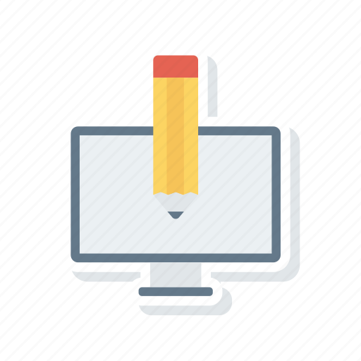 Edit, pen, screen, write icon - Download on Iconfinder