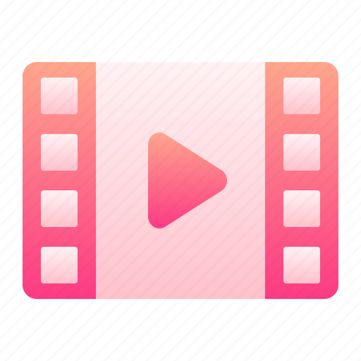 Movie, film, film strip, multimedia, cinema, player icon - Download on Iconfinder