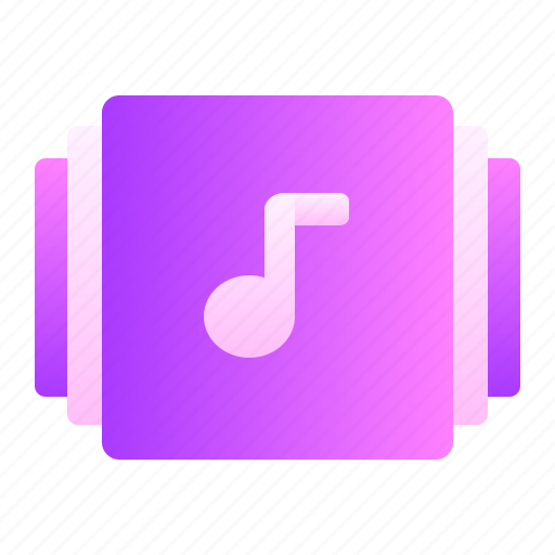 Music, library, sound, audio, media, multimedia, playlist icon - Download on Iconfinder