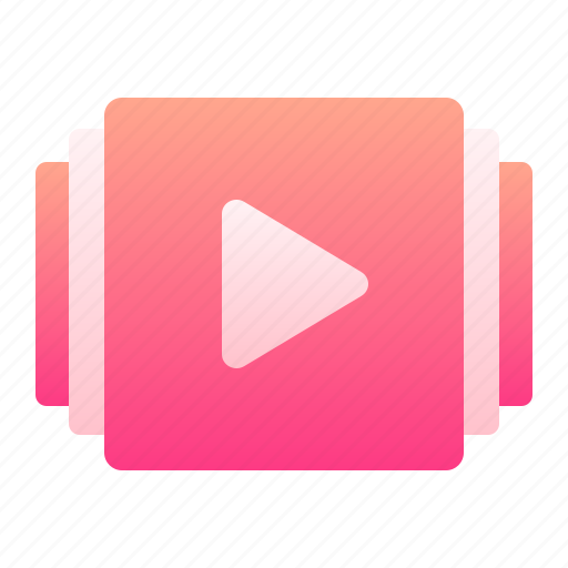 Video, library, multimedia, media, movie, player, film icon - Download on Iconfinder