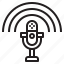 microphone, multimedia, news, podcast, speech 