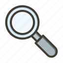 magnifing glass, search, zoom, magnifying, find