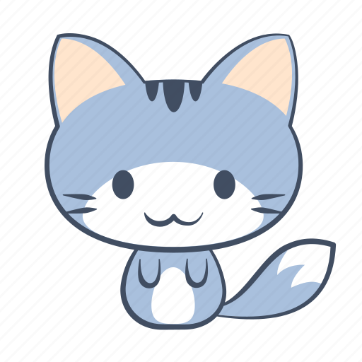 anime cat smiley
