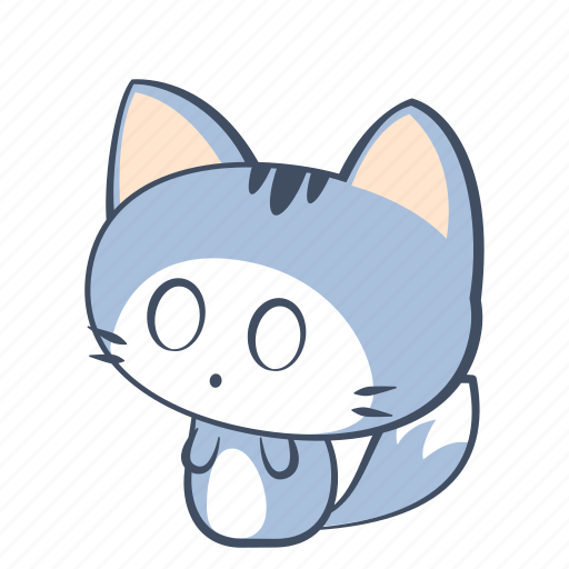Premium Vector  Cat emoji smile cry angry surprise icon set cute cartoon