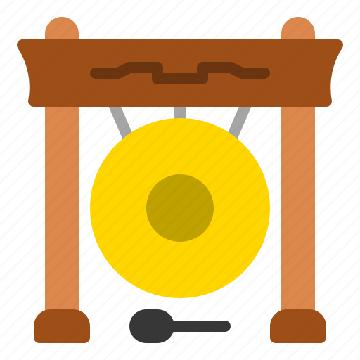 Gong, history, museum, music, traditional icon - Download on Iconfinder