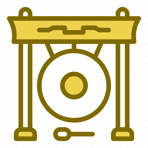 Gong, history, museum, music, traditional icon - Download on Iconfinder