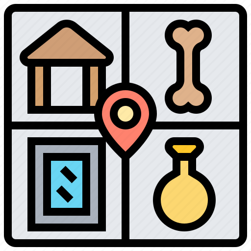 Direction, location, map, pinpoint, place icon - Download on Iconfinder