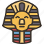 pharaoh, egyptian, king, tomb, archeology 