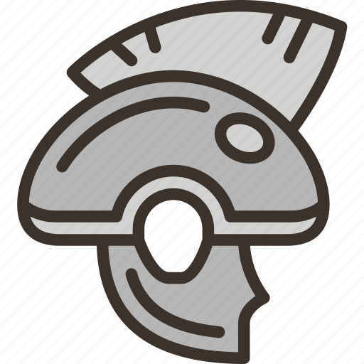 Roman, helmet, head, armor, protection icon - Download on Iconfinder